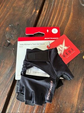 Bontrager Vella Women's Twin Gel Cycling Gloves — Black (S)